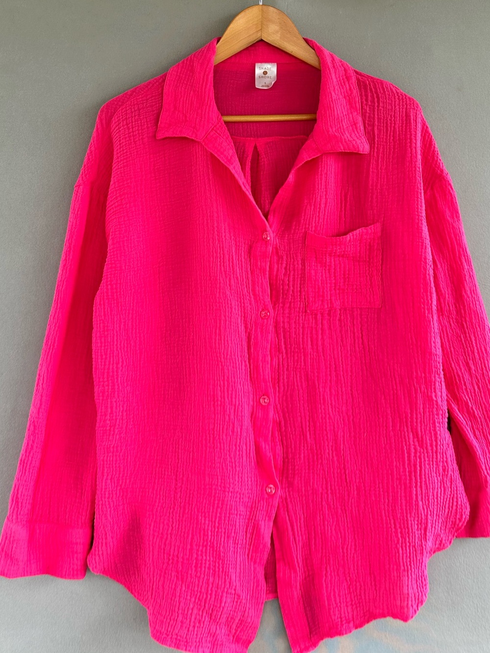 ๐5 for $45๐ Shade & shore swim coverup shirt top size S - Picture 3 of 8